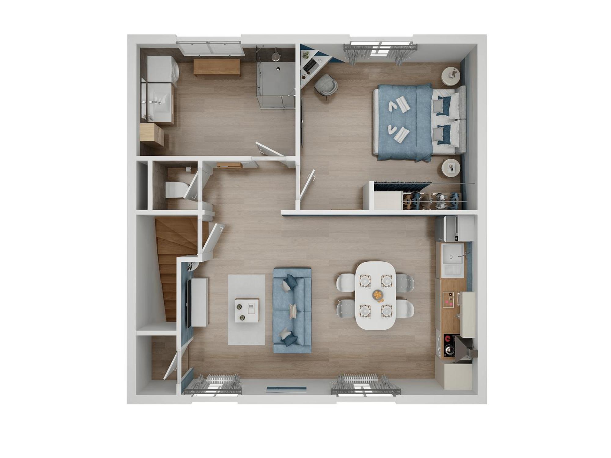 Appartement Cocon D'hiver - Netflix & Wifi - Parking Gratuit - Check-in 24h24 - Kit Bebe Inclus - Emplacement Velos - Goodmarning Châlons-en-Champagne