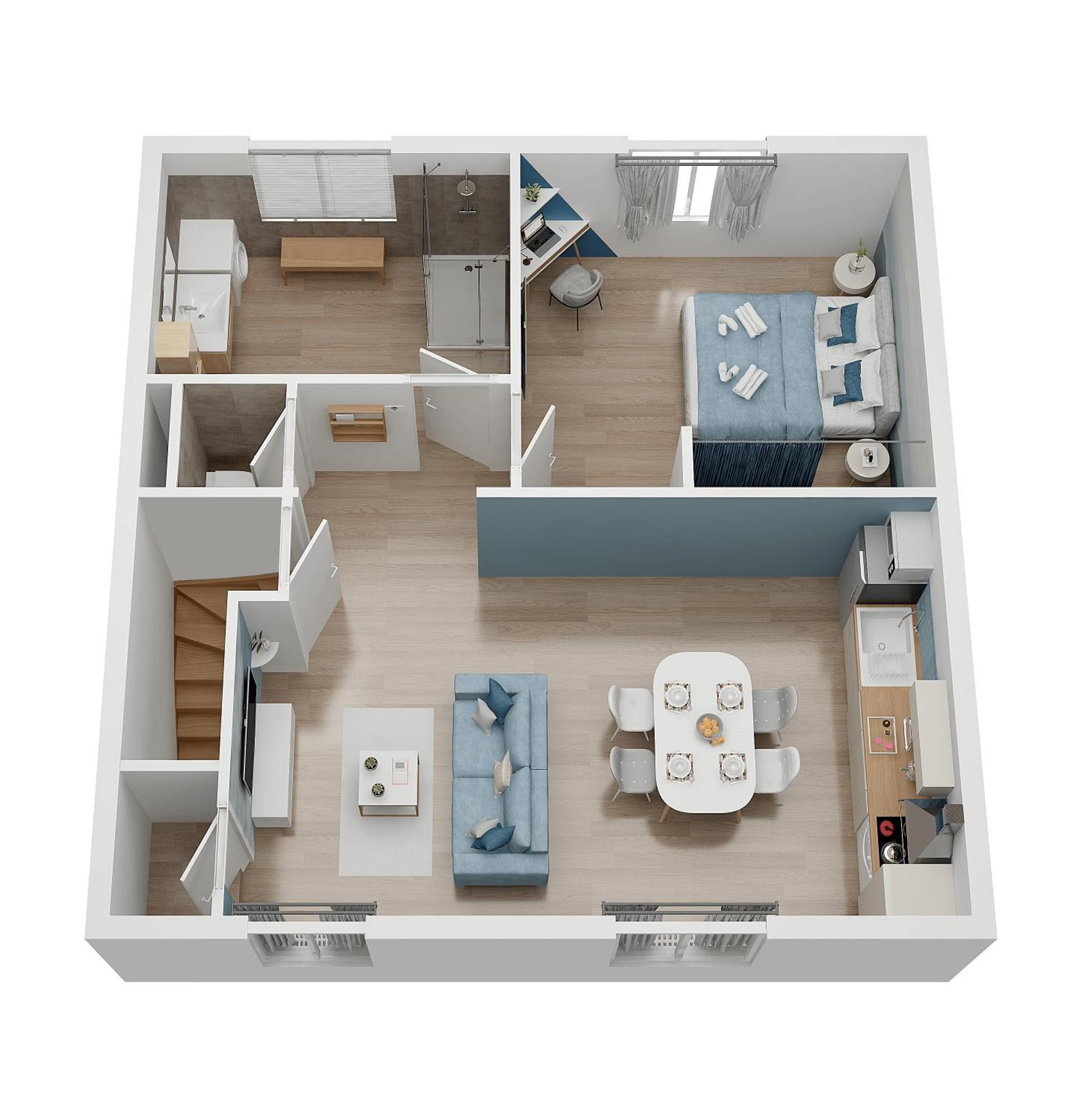 Cocon D'hiver - Netflix & Wifi - Parking Gratuit - Check-in 24h24 - Kit Bebe Inclus - Emplacement Velos - Goodmarning Appartement *